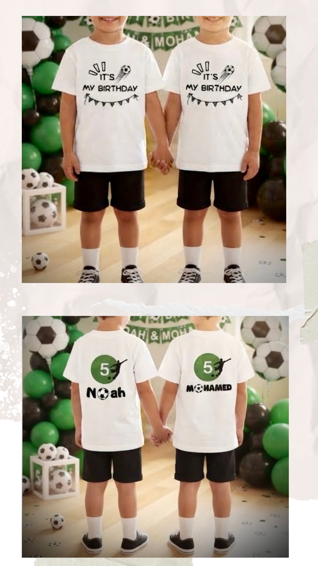 Personalized Soccer Birthday T-Shirt |