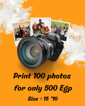 Print 100 photos for 500 EGP