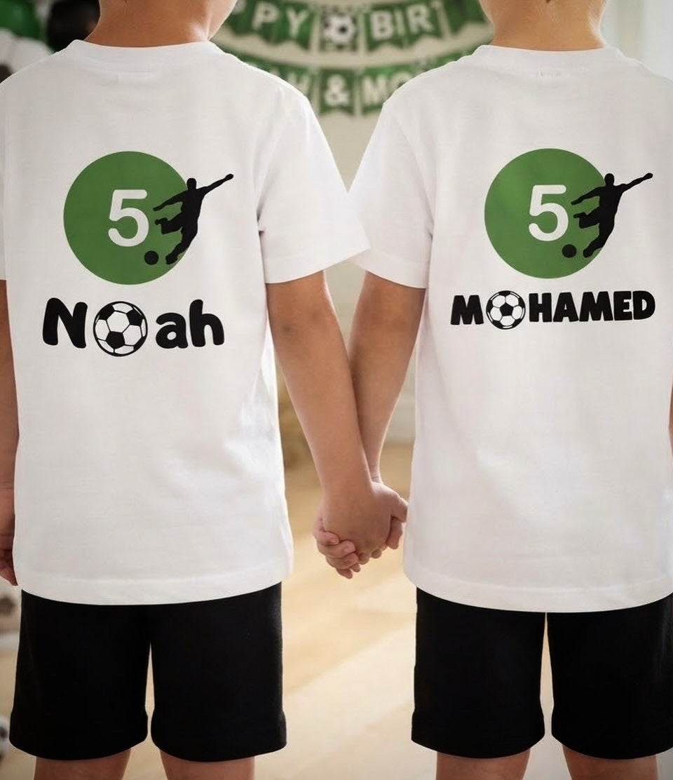 Personalized Soccer Birthday T-Shirt |