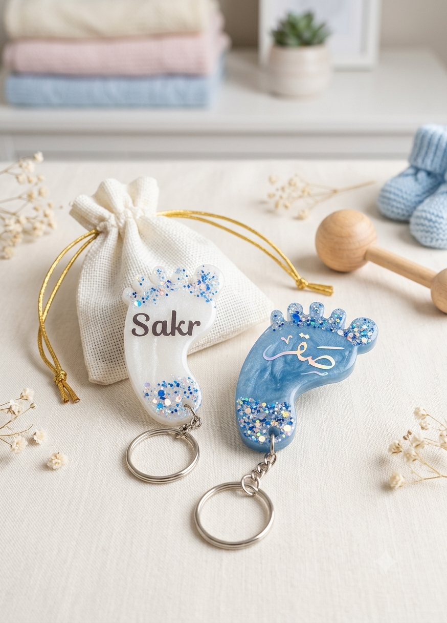 Premium Baby Keychain Design