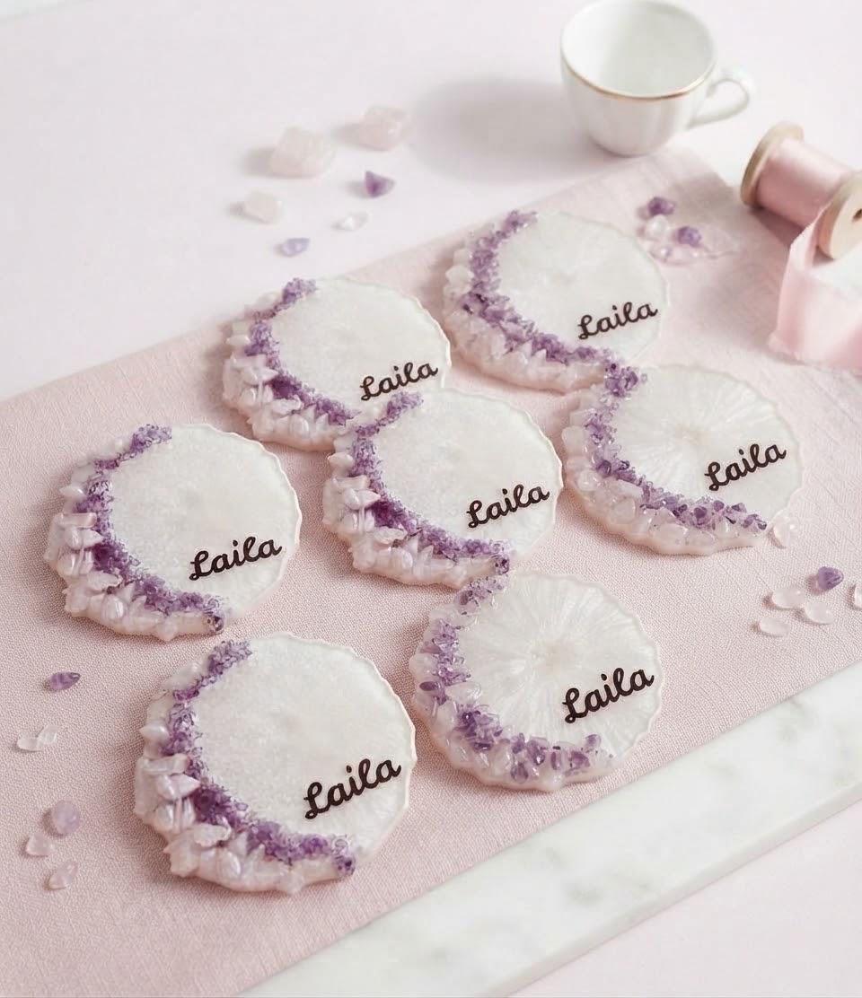 Resin ( Coaster 10 cm )